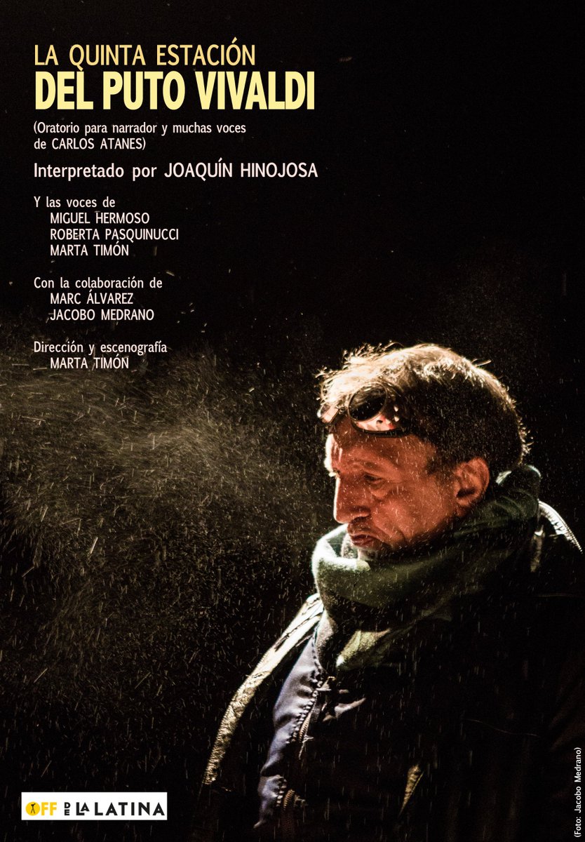 Hoy a las 13:30 (teatro + vermú) regresa "La quinta estación del puto Vivaldi" al <a href="/OFFdeLaLatina/">lasandra shady</a>