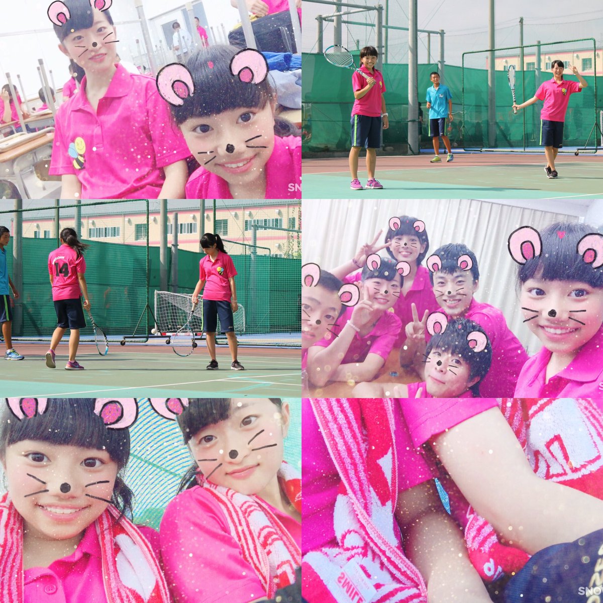 ReMiku__DDD's tweet photo. 9.27       🎾球技大会🎾
ダブルスでテニス出ましたー！
全然できなかったけど楽しかった😊
応援てゆうか観戦楽しかった💕

#球技大会 
#テニス 
#れみく 
#@ReMiku__DDD 
#followme https://t.co/Sq50W3Pi5x