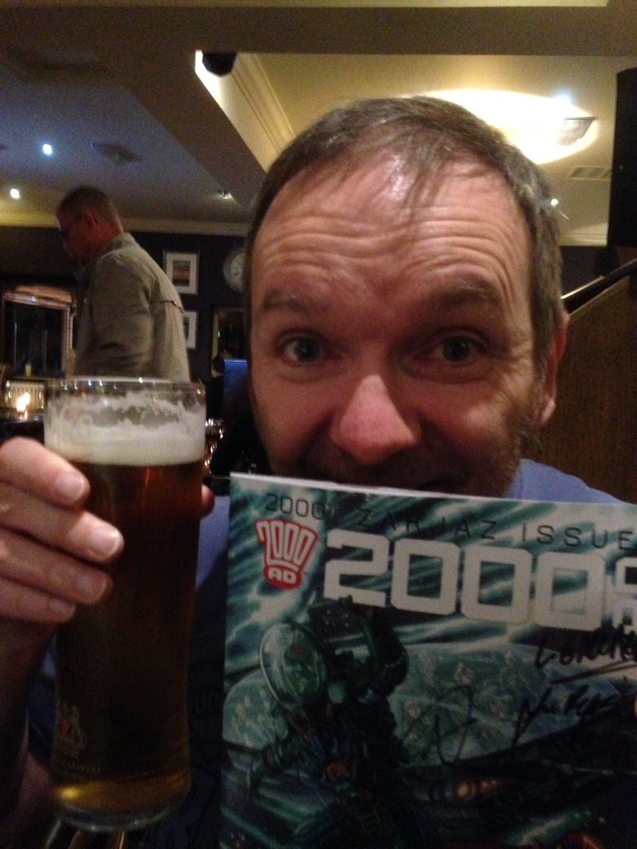 Bhuna1967's tweet photo. @2000AD Mission Prog2000 complete!! With a celebratory beer or three! #Prog2000 https://t.co/WlUOZhlpFQ