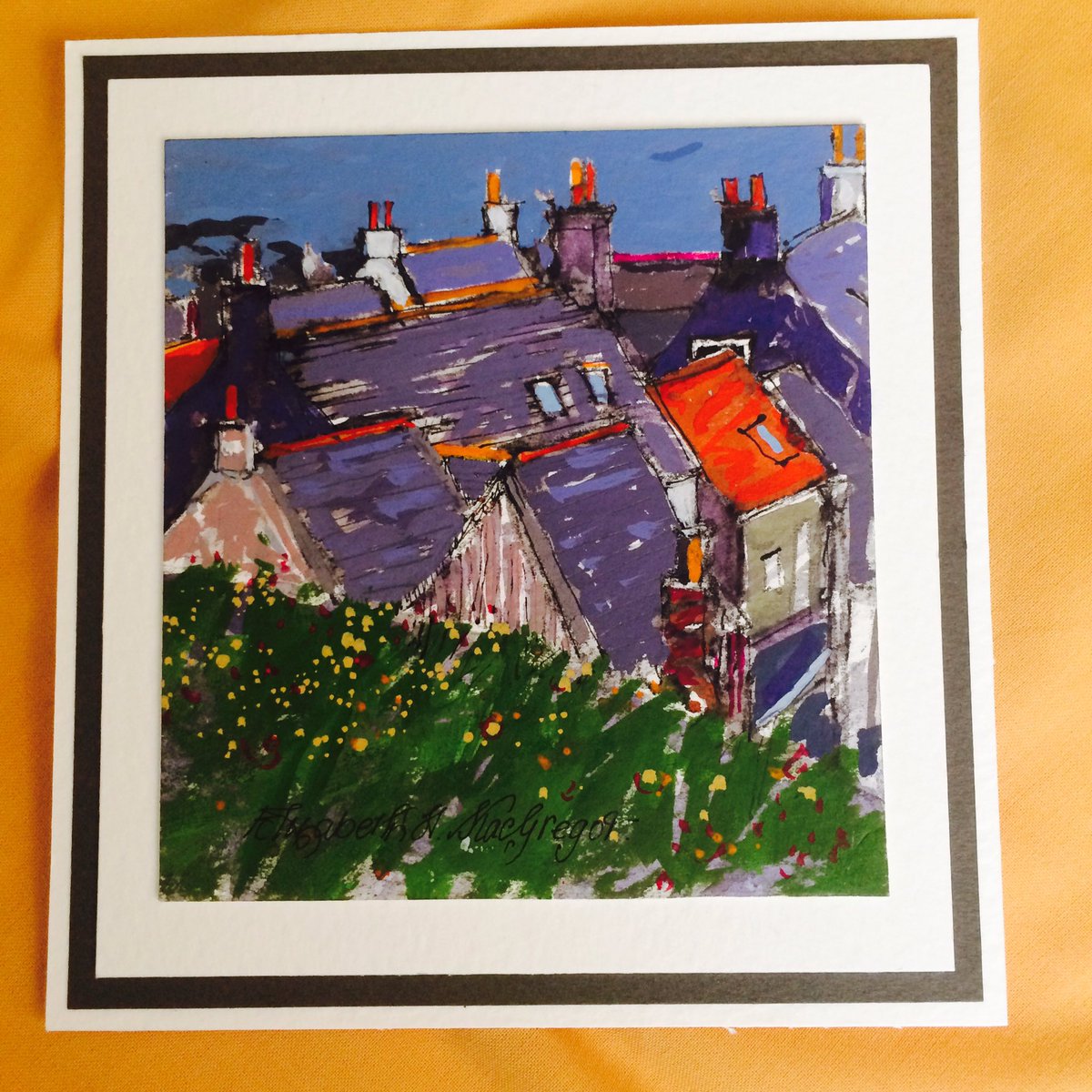 Melonhead1986's tweet photo. Finally I have my very own piece of #ElizabethMacGregorArt and I absolutely love it! #Art #Painting #Forres https://t.co/ehtZQrpmuG