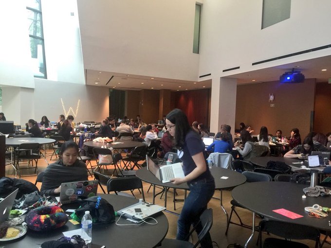 What an awesome day we had at #WHACK giving a workshop on integrating real time app content into #hackathon<a href="/tag/whack"class="tags">#WHACK</a><a href="/tag/hackathon"class="tags"><span>#hackathon</span></a>