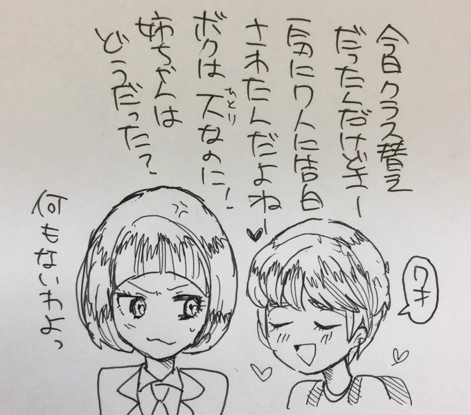 ひゃみちゃんと弟さん(7歳)の現段階イメージ 
