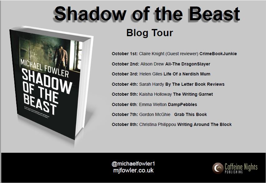 DrewComps's tweet photo. #BlogTour #Review ~ Shadow of the Beast by #MichaelFowler https://t.co/kBDNK2Ft9Y #DSHunterKerr #BookBoost #BookBloggers #Crime #Thriller https://t.co/2F1uOnTJxM