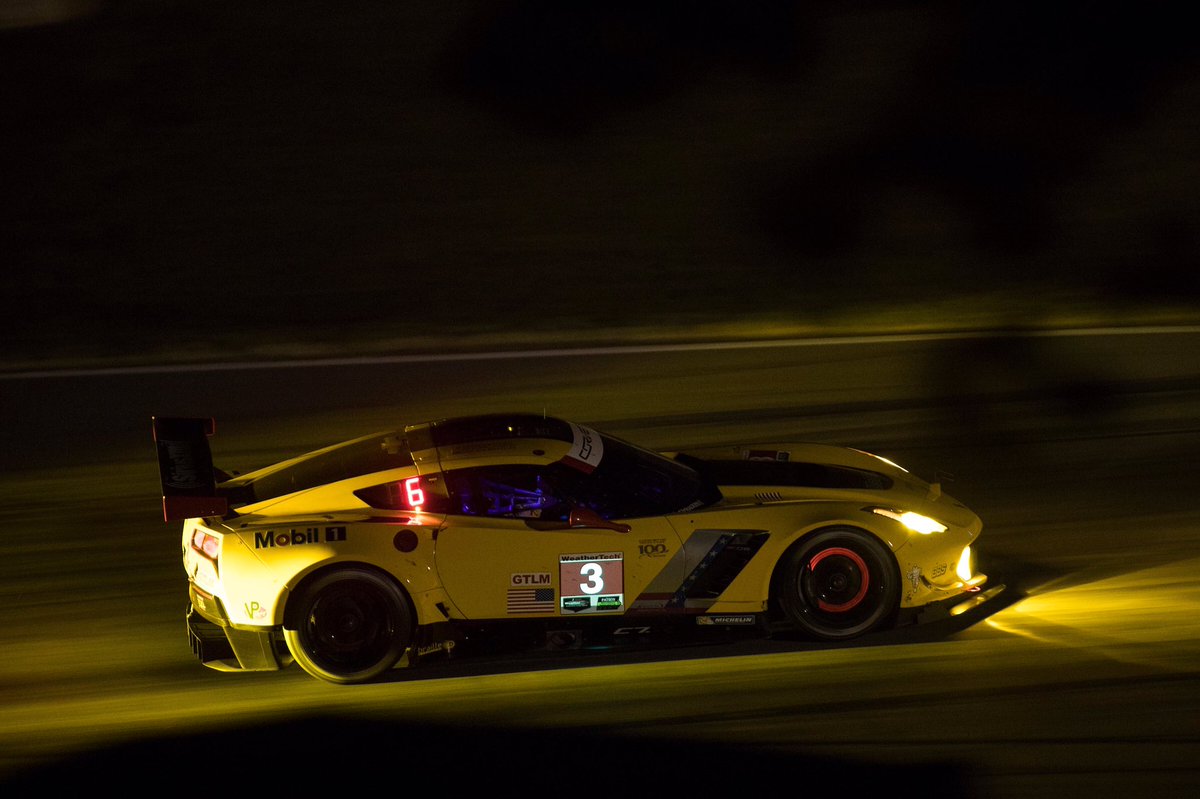 AntonioGarcia_3's tweet photo. #P4... It didn't go to plan, we needed 1 more caution on the last 3h30(!!) to get back on the "victory fight". @janmagnussen @m_rockenfeller https://t.co/gkSRubbQMU