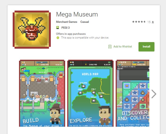merchantgames's tweet photo. Mega Museum is out on Google Play! https://t.co/UIbzoSBr8k  #indiedev #gamedev #madewithunity https://t.co/Vb6ocmzjo1
