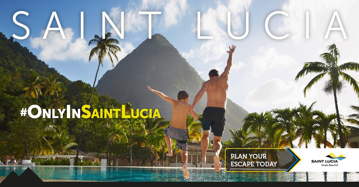 SaintLuciaUK's tweet photo. Looking for a great #familyholiday? Visit us @FamTravelShow stand C20 and WIN a stay @baygardenshotel and @windjammerstl #SaintLucia https://t.co/keRr5bThTW