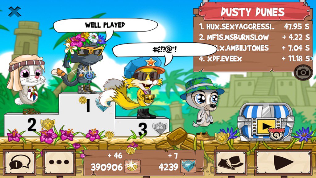 1stolenkissx's tweet photo. I just beat a golden fox! #funrun2 #MsBurnslow #AmbiiJtones #Eveex https://t.co/V4XGxOXmpI