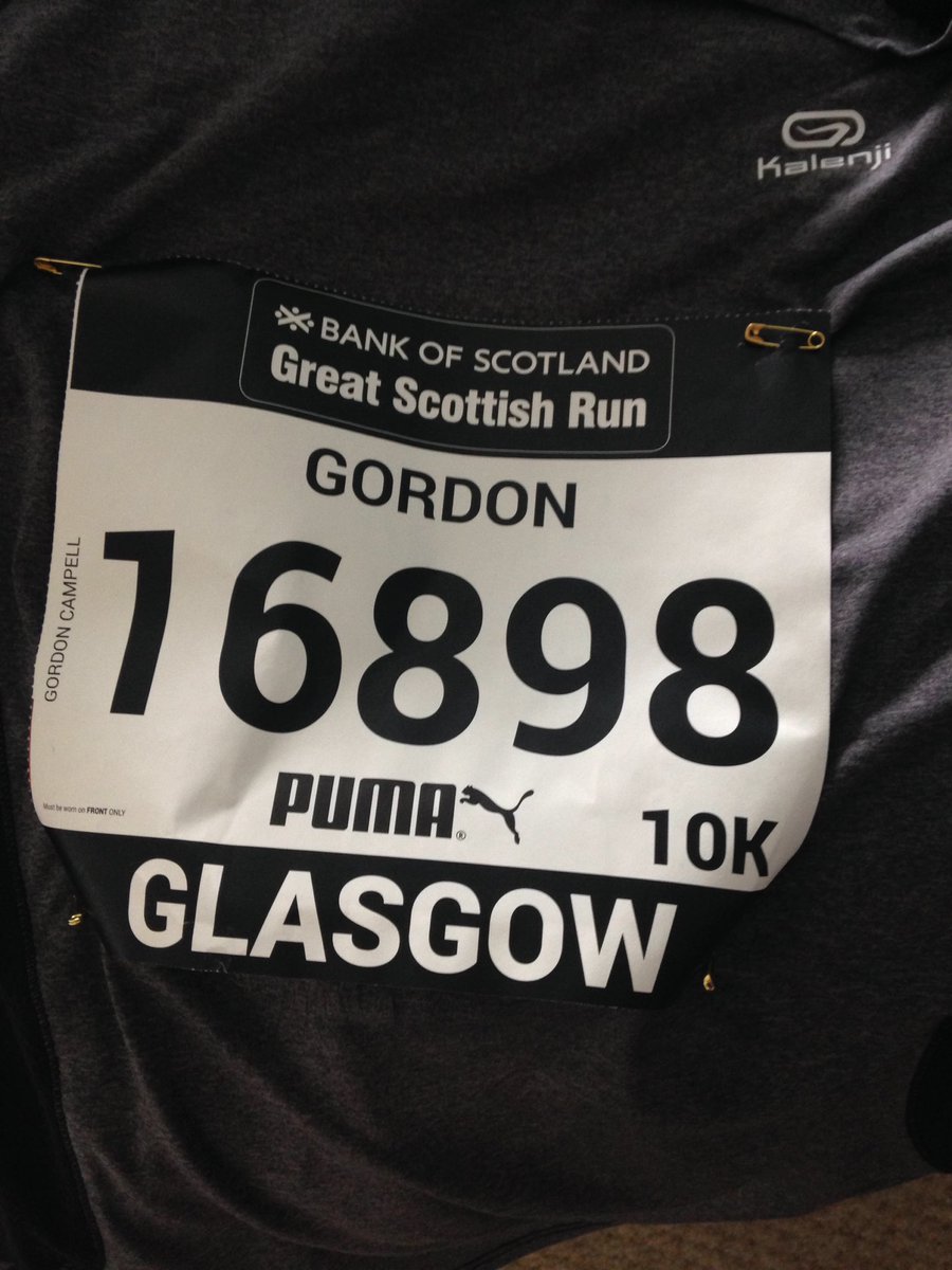 ExLDriver's tweet photo. All done. Just under 55mins #greatscottishrun https://t.co/O9VgSHkOQh