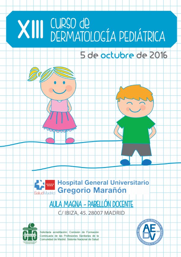 Todo listo para nuestros 330 inscritos en el curso de Dermatología Pediátrica del próximo miércoles!