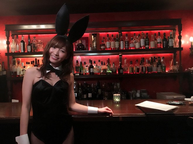 ほのかのバニーガールコスプレ