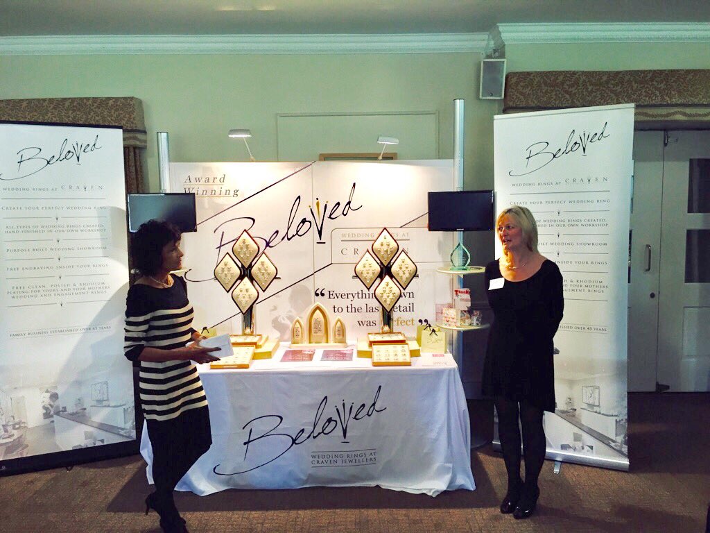 Our stand at <a href="/YBFair/">YorkshireBridalFair</a> @pavsharrogate 11-3 today #fayre #Harrogate