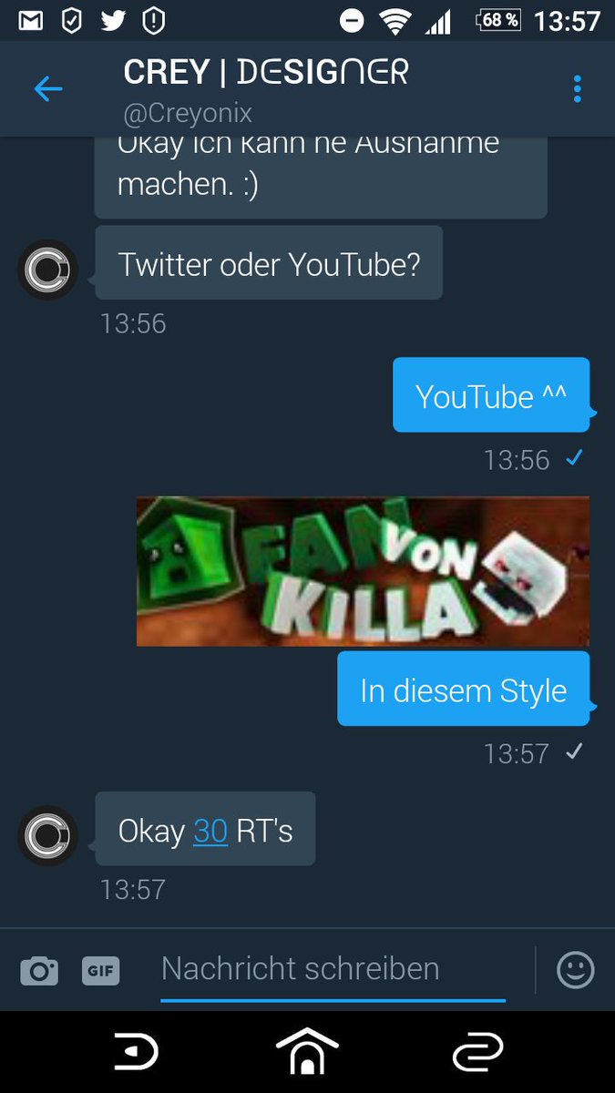 DeutschLogisch's tweet image. Leute Kommt 30 Retweets Für Ein Banner von @Creyonix :) Pls Retweet @akaEnniii @HeyImGabriel_ @striemie @CleqGfx @xXFilip_PvPXx @Mr_G3rman01