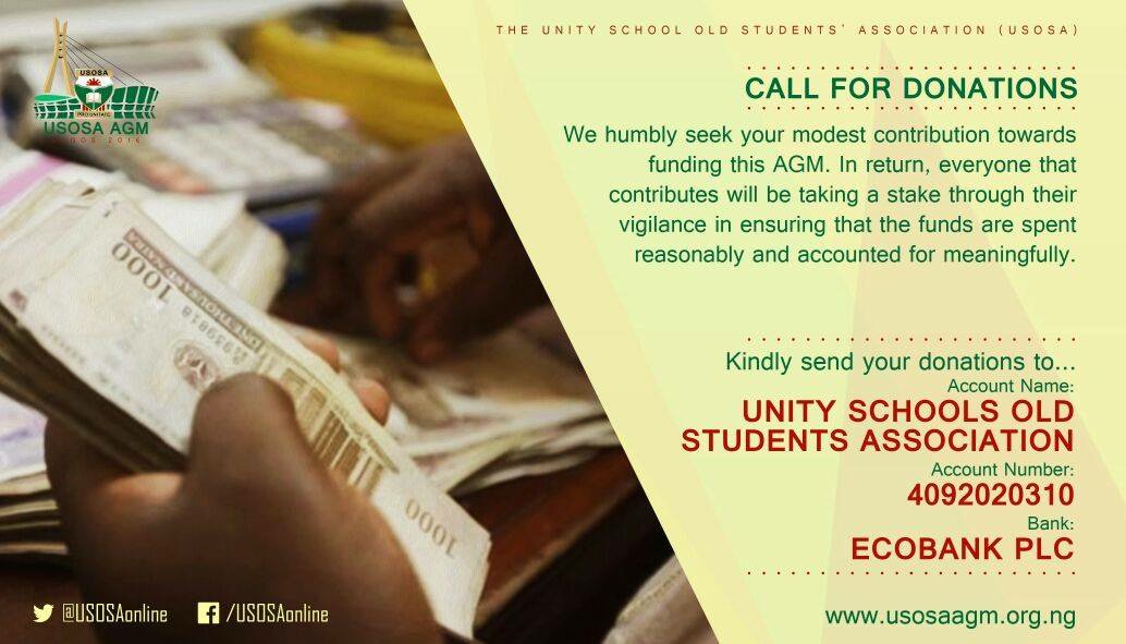 USOSAonline's tweet photo. #USOSAns are members of our society who have chosen not to forget their roots.. Donate to support the #UsosaAGM2016 https://t.co/5DQlKyGwph https://t.co/pkZQBQhsHD