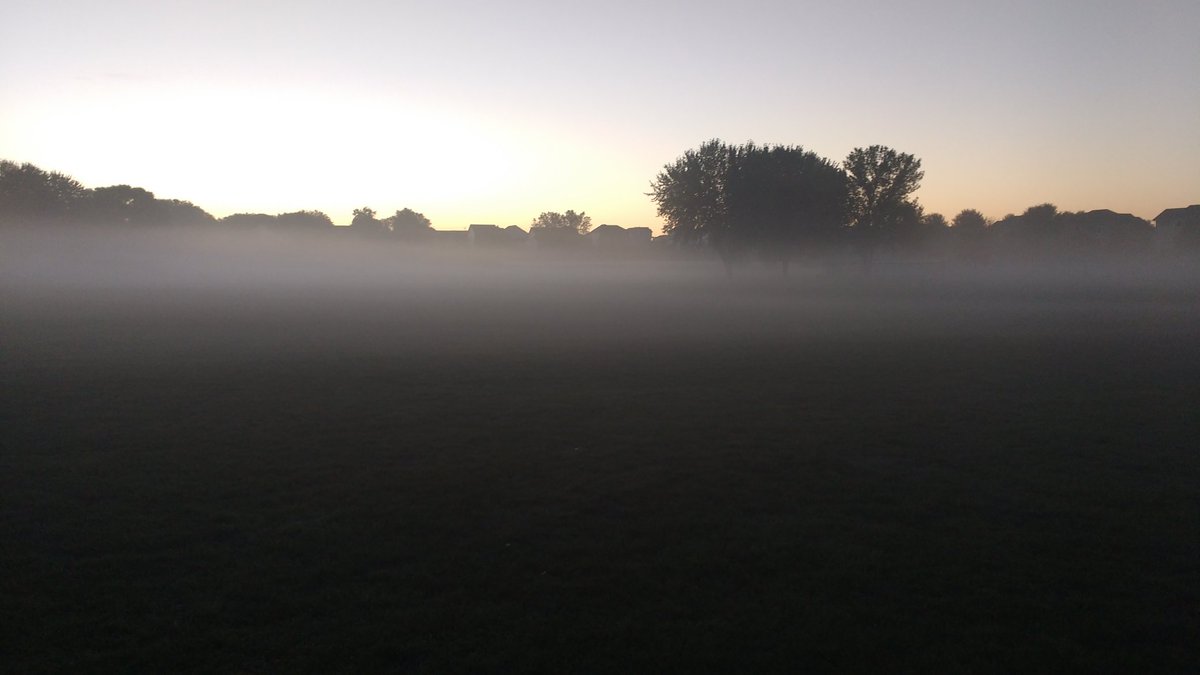 cutrules's tweet photo. Misty morning. Game 1 in 56 minutes. #Exit69 https://t.co/UKAMqJn5qQ