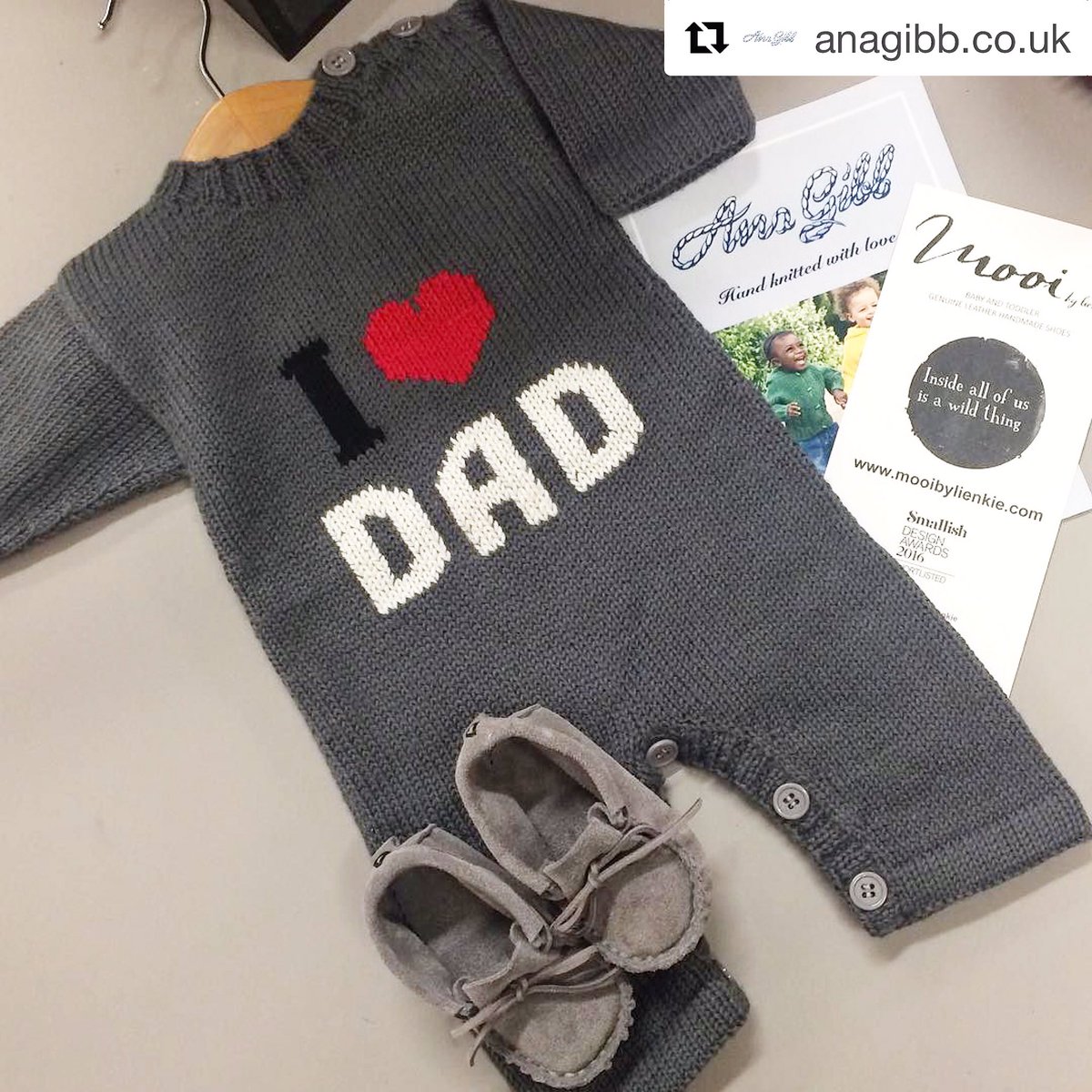 I love this pairing our Mooi Moccasin boots with @anagibb.co.uk knitwear. #mooibylienkie  #moccasins #childrensboots @bestofbritannia