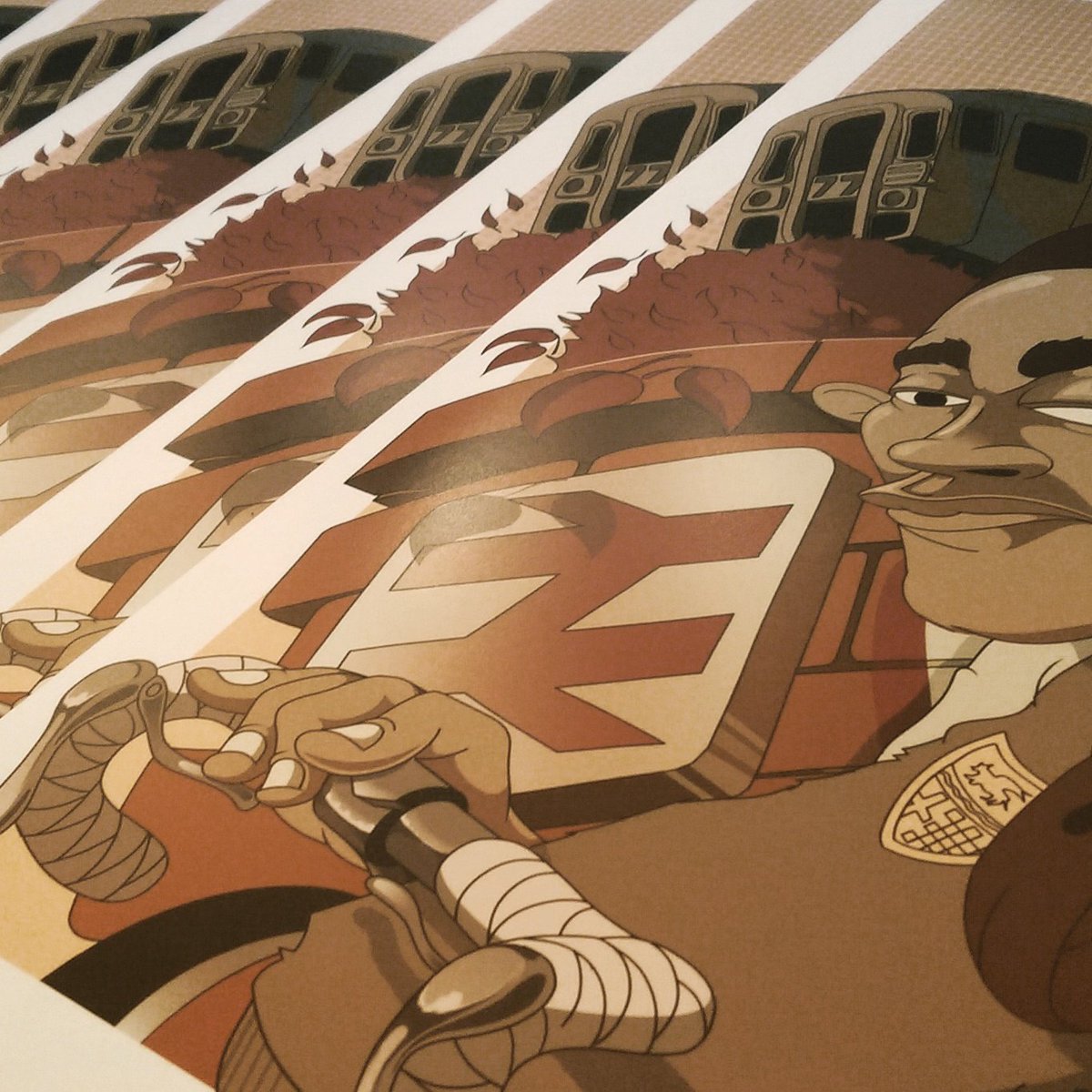 Wrist77's tweet photo. 10 of my first limited edition prints Available to purchase from October 6th at @Creativedifferences and @Trappedinzoneone https://t.co/OLV76wp5zE