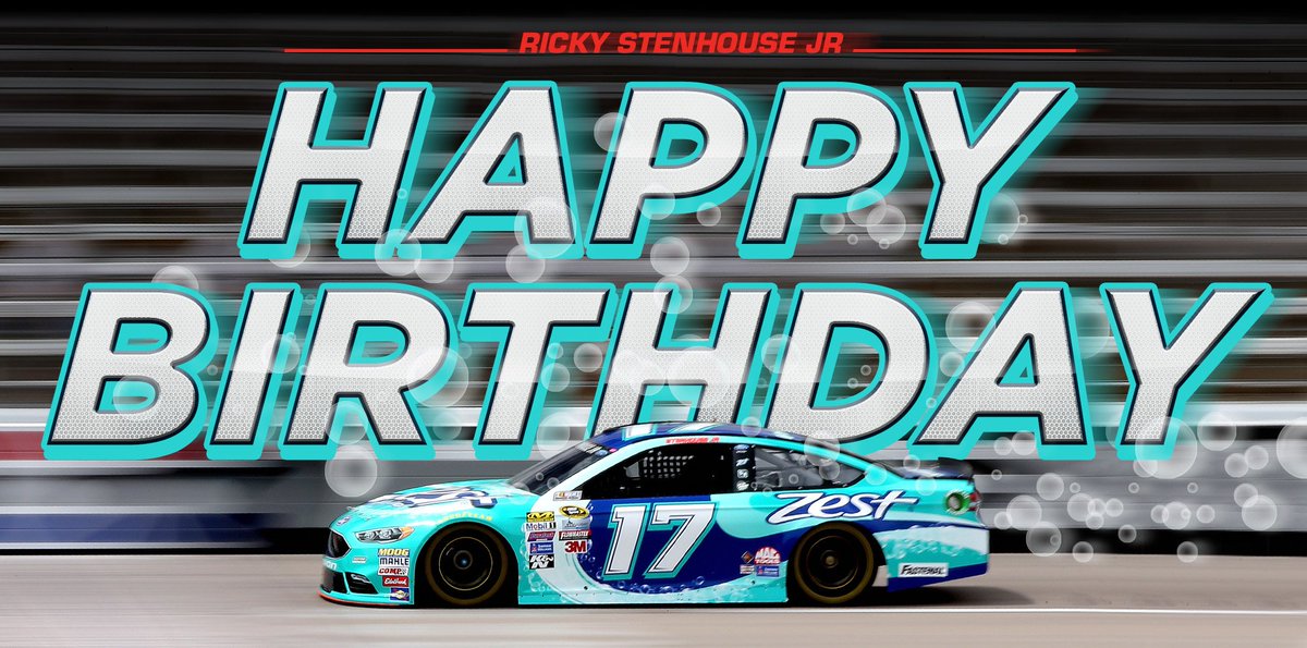 Retweet to wish <a href="/StenhouseJr/">Ricky Stenhouse Jr.</a> a happy birthday, #NASCARnation!