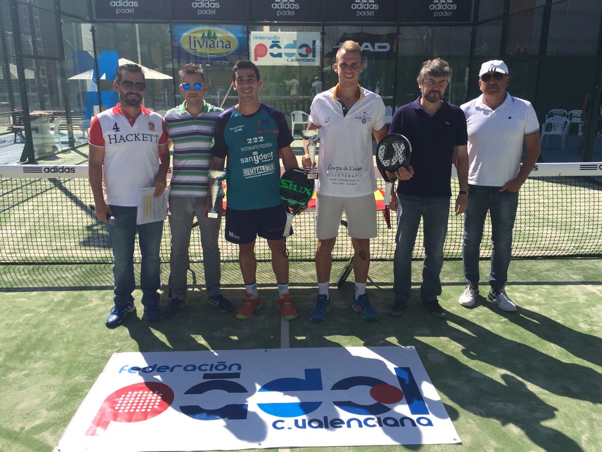 <a href="/AViuda/">Alfonso Viuda Hern.</a> y <a href="/mariocerezo/">◄-Mario Cerezo-</a>, campeones del #CtoProvincial de Alicante. 6-3/6-7/7-6 a <a href="/manugbarcelo/">Manu</a> y Borja Francés.