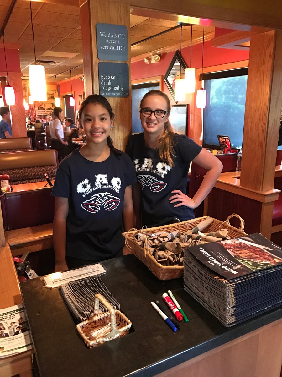 swimcac's tweet photo. Thank you to all CAC families that supported our event at Applebee's! https://t.co/2ZW5vanUw1