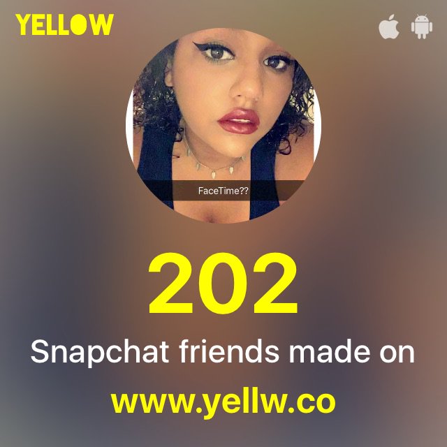 cteliion's tweet photo. Thanks @yellwapp 😍😍 I made 202 new friends on Snapchat: https://t.co/HNCJ21oSOF #MakeFriendsOnSnapchat https://t.co/9RhhCDyEZU