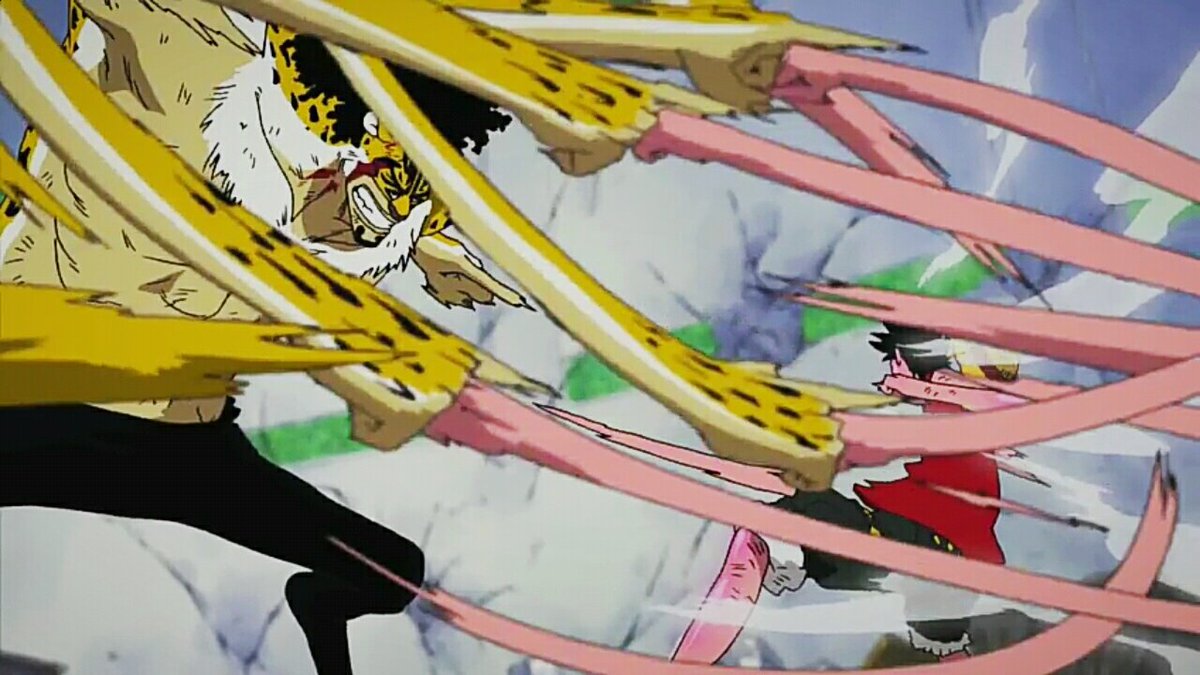 drafael44's tweet photo. First serious fight!
CP-9 Rob Lucci vs. Monkey D. Luffy!
#UsopFreeFight! https://t.co/0nPPCWR9Xb