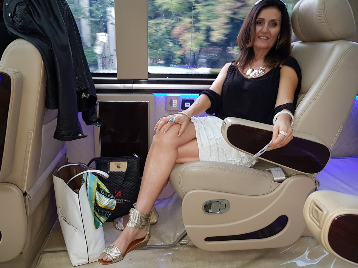 1fitforlife's tweet photo. This is pure luxury! Thank you @NapaValleyTesla loving it @cblazer31 @jerry_schulze @sandraschulze @VisitNapaValley  #Greenitforward #wine https://t.co/6cQdac8vFd