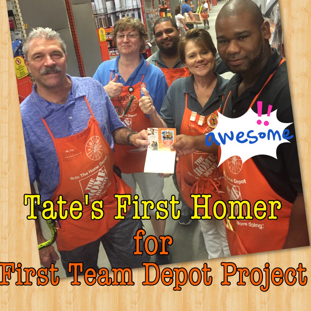 rwm4fsu's tweet photo. Congrats Tate &amp; thank you 😊! 1st Homer Award for 1st Team Depot project💪 at Stadium256. @Chriscwarnold @TeamDepot https://t.co/dBM8mugHJm