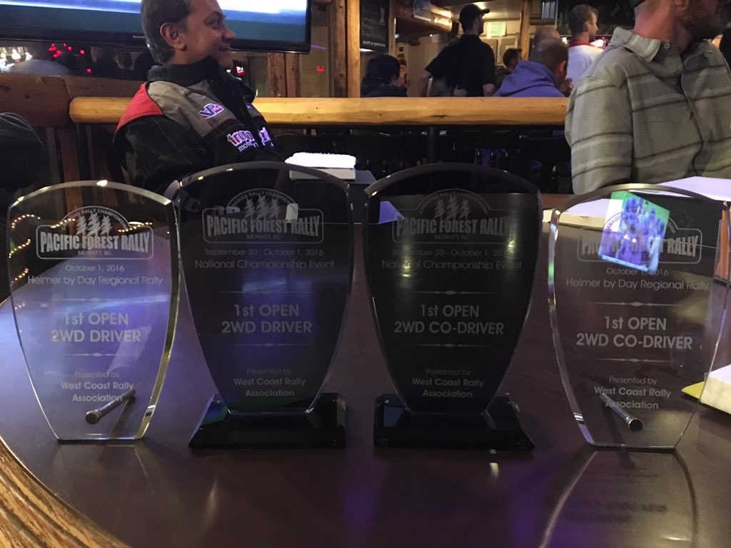 CRTRallyTeam's tweet photo. Unreal weekend! We pulled the win off on the last two stages, beating the @ZedrilRallysprt bros by 11.1sec. Great weekend of competition! https://t.co/DG30vw2uYw