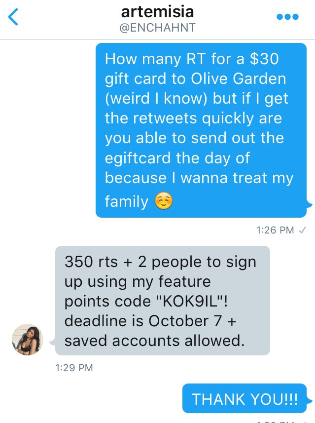 QueennMistress's tweet photo. @ENCHAHNT will get me a gift card for 350 retweets PLEASE RETWEET https://t.co/RxT95r2cv1