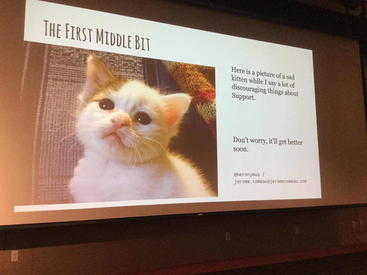wiredferret's tweet image. #PyDX @Heronymus Support is less of a stepping stone than it used to be, now more of a lower-wage backwater.