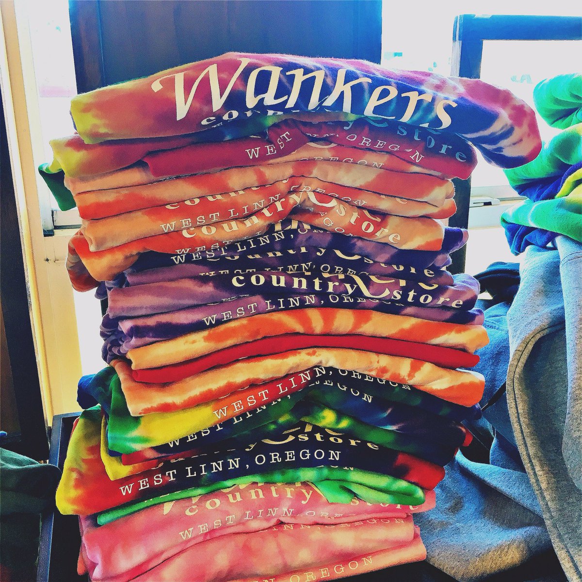 WankersStore's tweet photo. Tie dye Wankers merch available in store now! 

#liketshirtslovewankers https://t.co/MZ69Hmbcvy