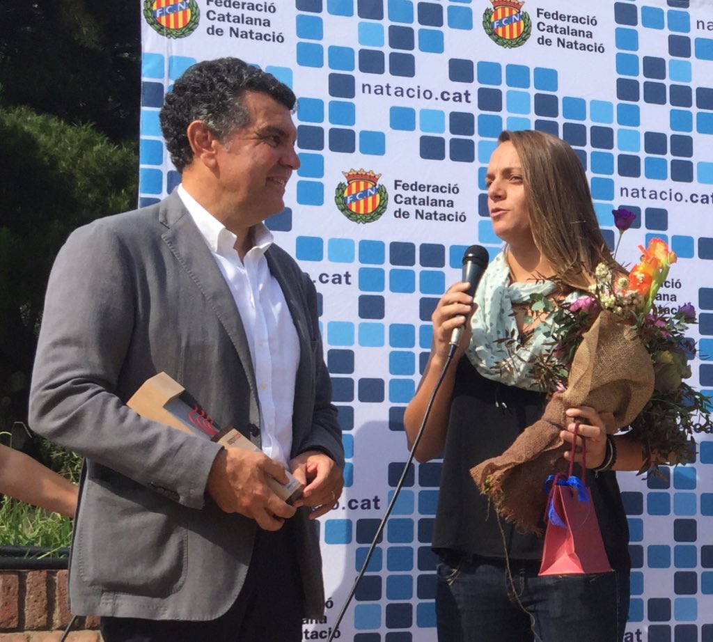 Enric Bertran: "Hem homenatjat una de les millors waterpolistes i per extensió millors esportistes de la Història de Catalunya" #fomentemwp