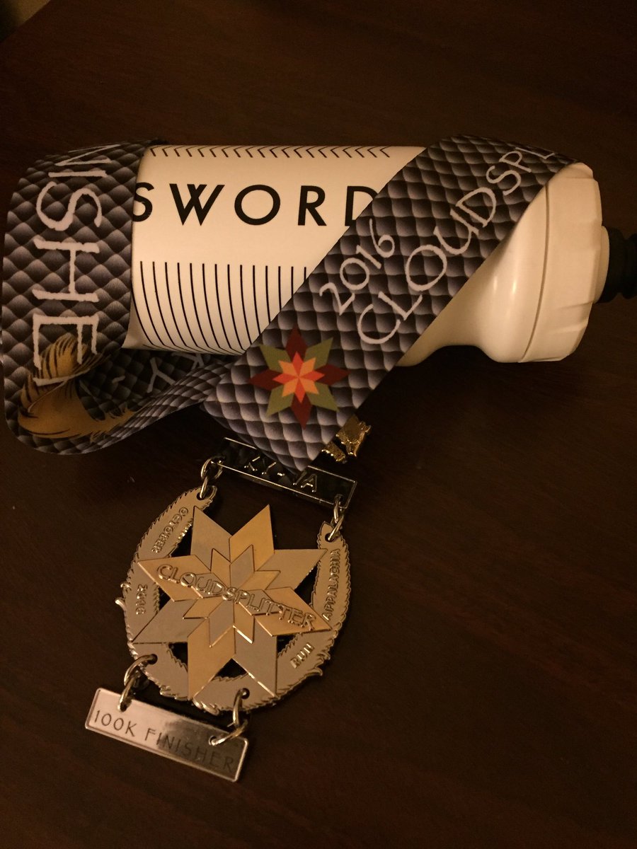 catfan7's tweet photo. Thumbs up!  Finished!!  #drinksword #cloudsplitter https://t.co/5IcukScX7s