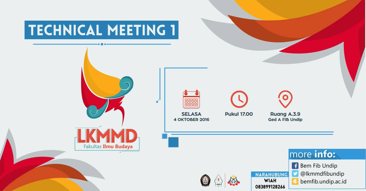 [INFO TM 1 LKMMD FIB UNDIP 2016]
@KAWAN_UNDIP <a href="/SASINDOUNDIP/">KMSI UNDIP</a> <a href="/HMPS_PERPIN/">HMPS PERPIN UNDIP</a> <a href="/sejarahundip/">sponzen.eth</a> <a href="/HMPSD3Sakura/">Sakura Undip</a> <a href="/ilpus_Undip/">HMJ Ilpus Undip</a> <a href="/himawari_undip/">Himawari Undip</a>