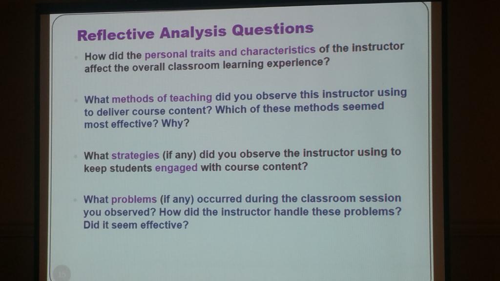 stephaniedelane's tweet photo. #tptech16 session on faculty lead teaching community observing https://t.co/5BZlgaKY3V are some questions asked. https://t.co/LMzNJXC0wl