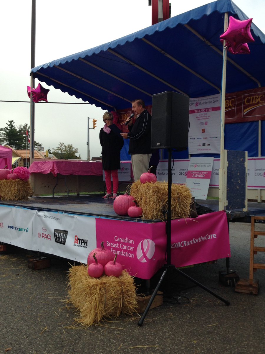 AmyGaukel's tweet photo. The @NewTecumseth Mayor Milne reading a proclamation of October being Breast Cancer Awareness Month! https://t.co/0fAidzQfVK