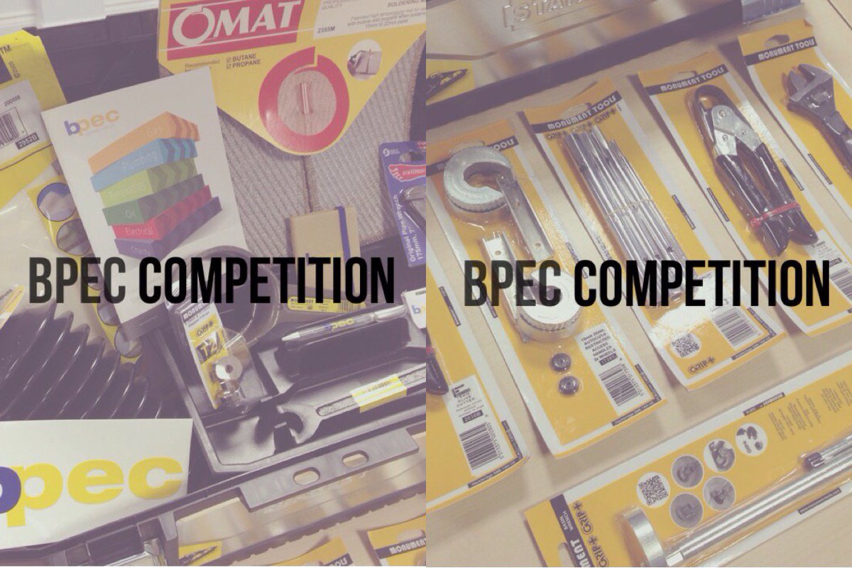 BPEC1's tweet photo. Like BPEC on Facebook and keep an eye out for our quarterly competitions #PlumbingNews #MonumentTools #Anton https://t.co/L1F43HjRHS https://t.co/BF7fcO4CRL