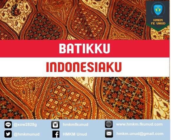 hmkmunud's tweet photo. SELAMAT HARI BATIK NASIONAL!!
Yuk hiasi kampus dengan menggunakan Batik/Endek terbaikmu besok!
Proud to be Indonesian!❤
#HMKMcreative https://t.co/8r64vcEeUW