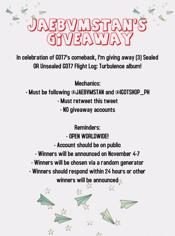 hyunebeom's tweet photo. ✈️ JAEBVMSTAN'S GIVEAWAY ✈️

Open worldwide, so good luck to all who will join and ily 🐥💚 https://t.co/RgyBitCKsn