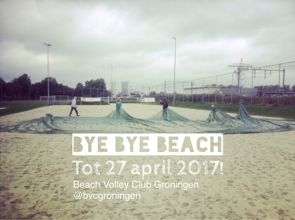 Het seizoen zit erop: wij hebben ons strand toegedekt. Tot 27 april volgend jaar! #beachvolleybal #coendersbeach