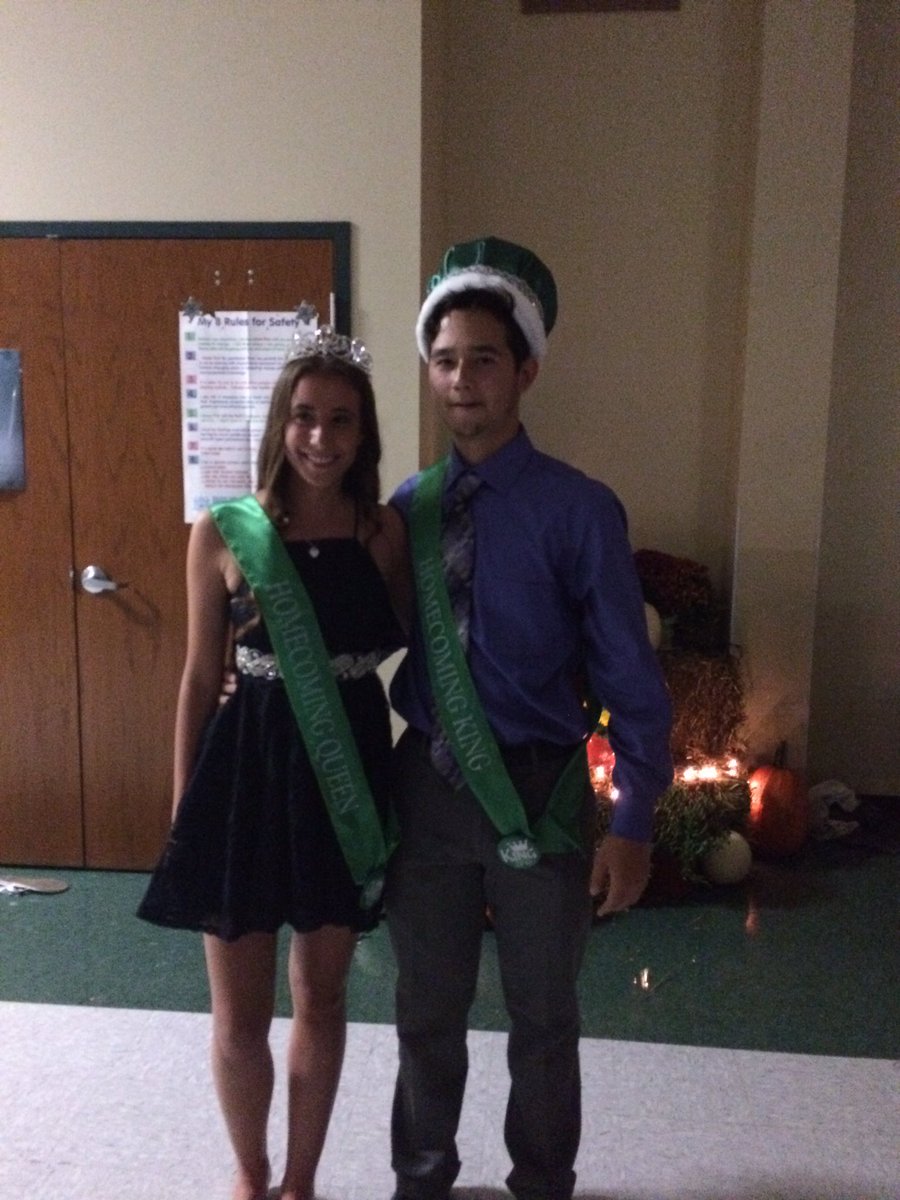 mcarls's tweet image. I forgot to post! Congrats Carson and Lara! @GenValleyNews Homecoming King &amp;amp; Queen! Great night GV! #GoGVCS