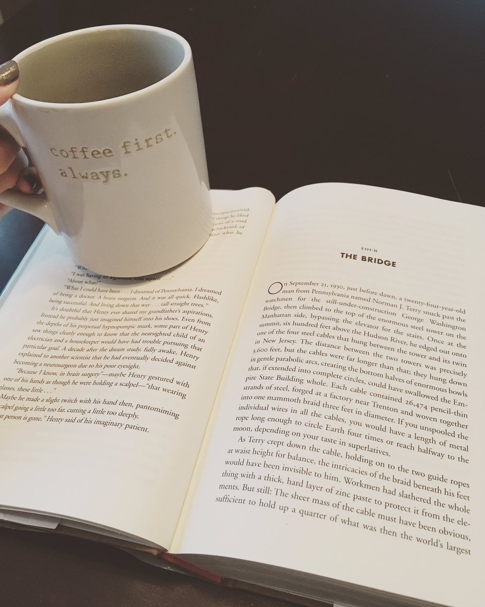 elainaraponi's tweet photo. Sunday mornings are for good books and good coffee #ygkreads #PatientHM https://t.co/05yAMsfph8