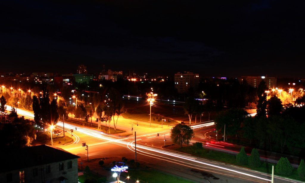 Ночной Бишкек
Night Bishkek Kyrgyzstan