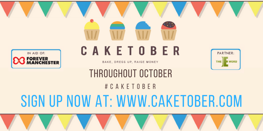 4EVERManchester's tweet photo. Cake creates a community. All this month, gather your own (at work, at home), have fun and raise some funds! https://t.co/P8HJNk7m8K https://t.co/qKDEqaLV1R