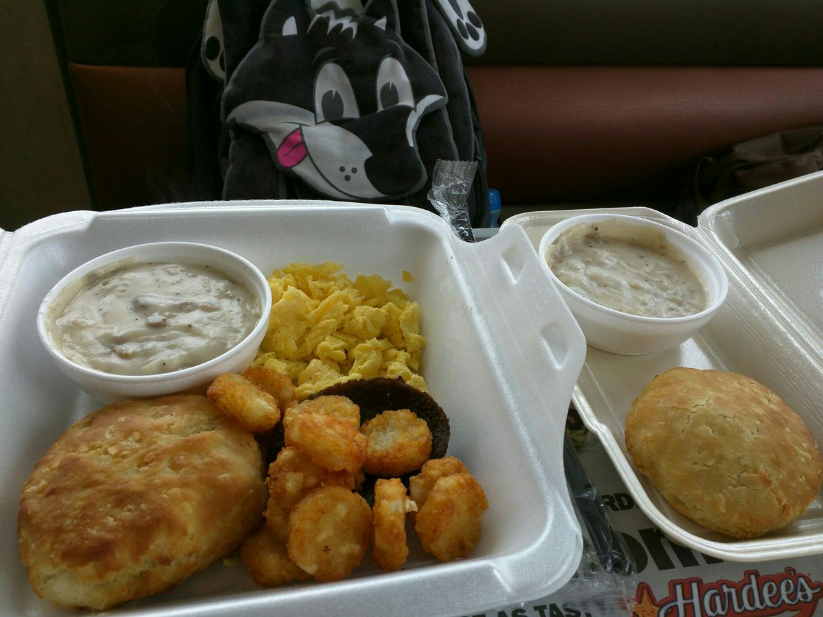 hardee's breakfast platter