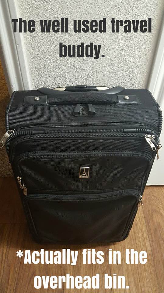 flightiquette's tweet image. If your carry on bag is too heavy for you to lift, it is too heavy for me. 
#checkplease