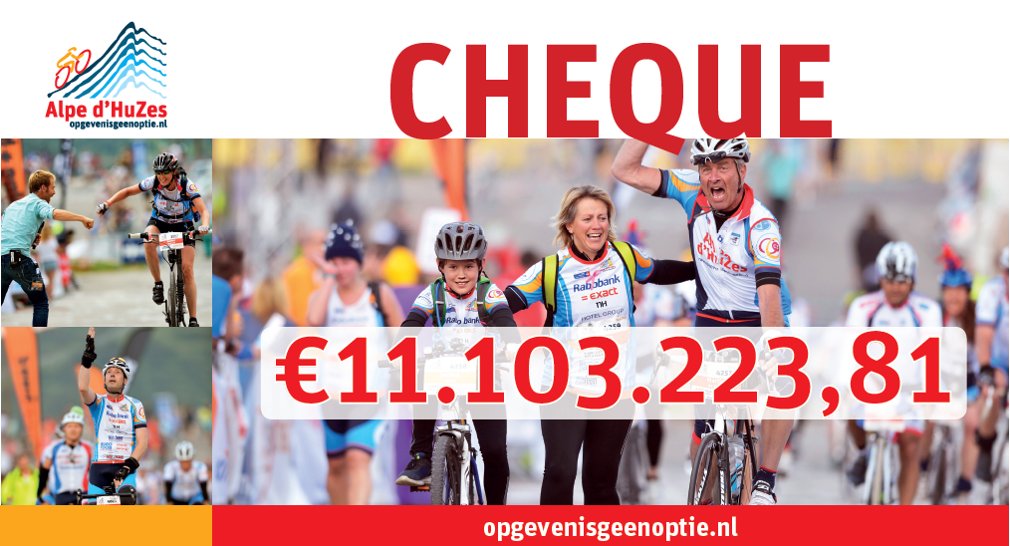 Wauw, wat zijn we ontzettend trots op dit eindbedrag! #ad6