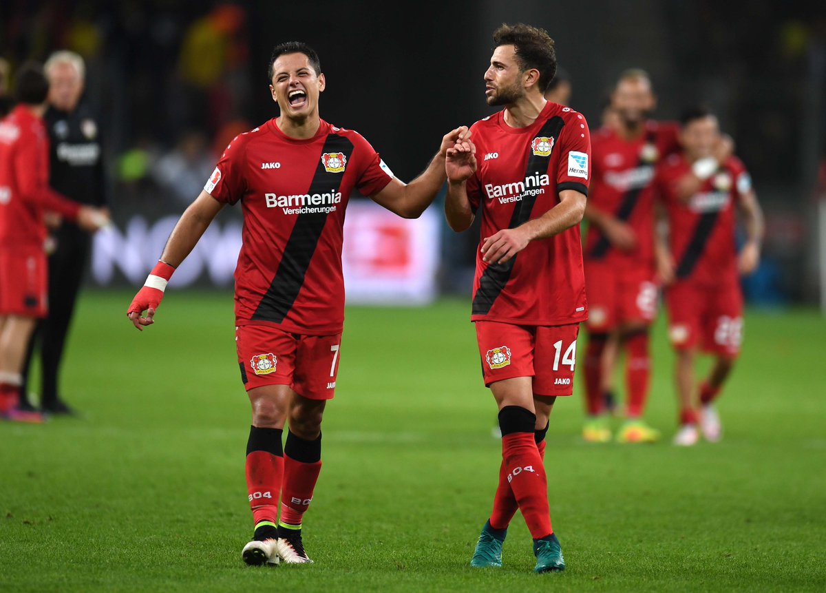 ChampionsLeague's tweet photo. Javier Hernández has now scored 33 goals in 48 appearances for Leverkusen.

'Chicharito' is on 🔥🔥🔥 #UCL https://t.co/XbHQJt5g6V