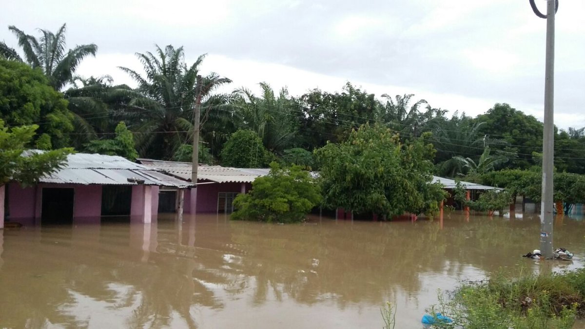 CarlosOrtizR_'s tweet photo. Así despertaron los municipios de #Aracataca y #Guamal luego del paso de la #TormentaTropicalMatthew por el territorio https://t.co/iBr5R8Hqmh