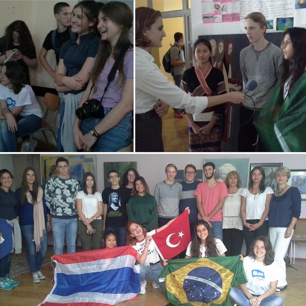 AFS_SRB's tweet photo. Dan interkulturalnog dijaloga obeležen je i u Aranđelovcu! #IDD2016 #InterculturalDialogueDay2016 @EFILafs #AFSeffect #Interkultura #AFS https://t.co/Q0qqE3NzIc